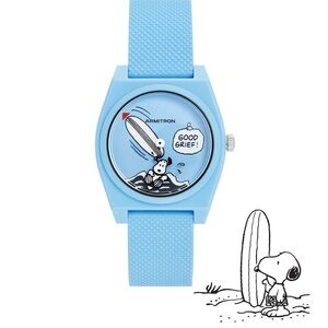 Armitron x Peanuts: Good Grief! | 36mm, Peanuts Blue Ocean Plastic